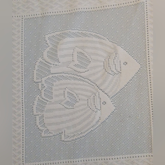 Lace Shower Curtain With Ocean Theme - Picture 4 of 9